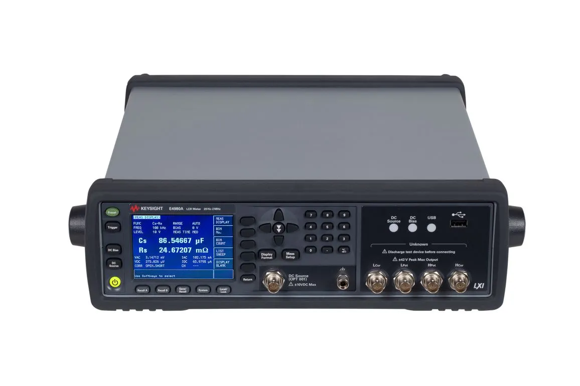 Medidor de Precisión LCR Keysight E4980A