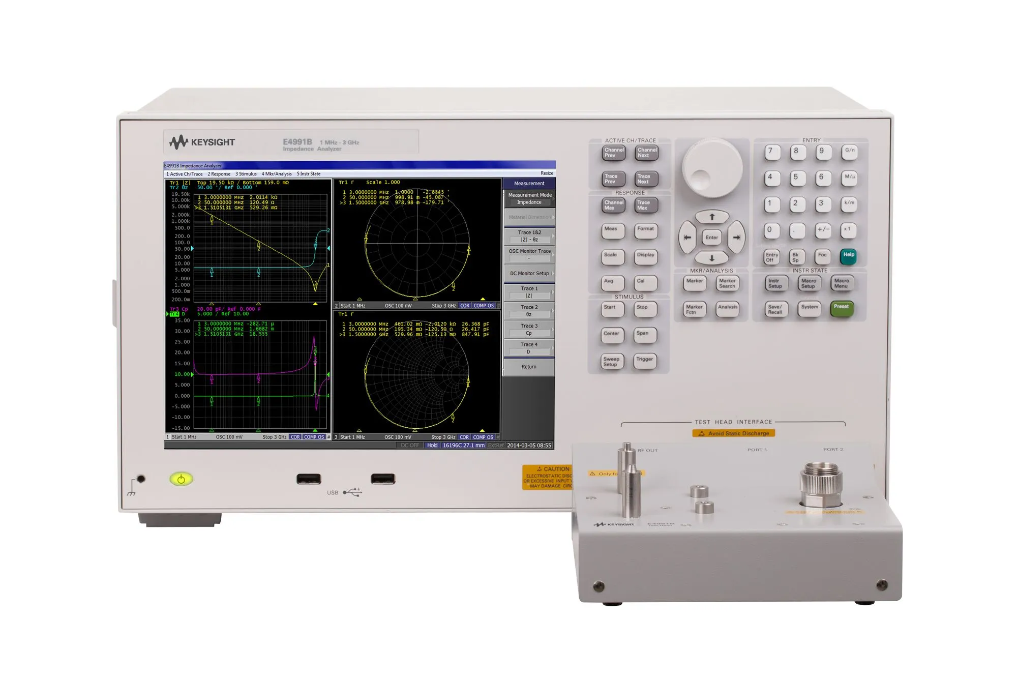 Keysight E4991B Analizador de Impedancia