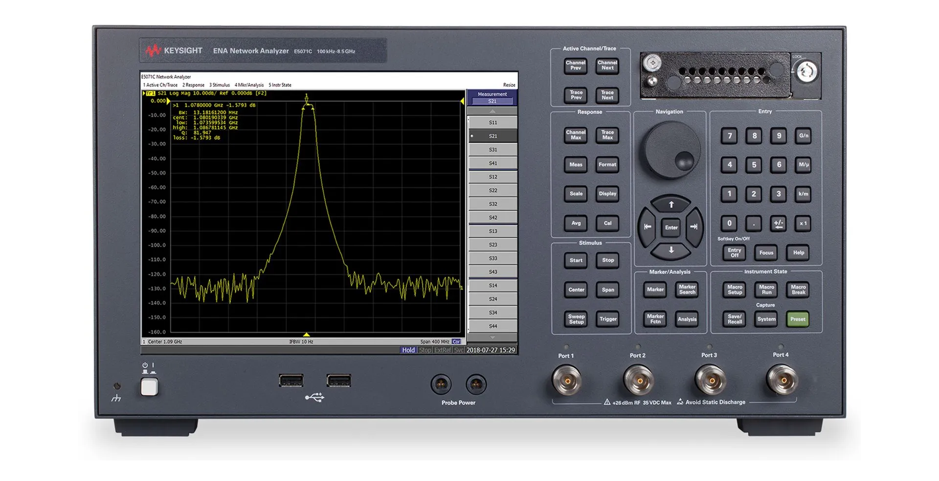 Analizador de Red Vectorial Keysight E5071C