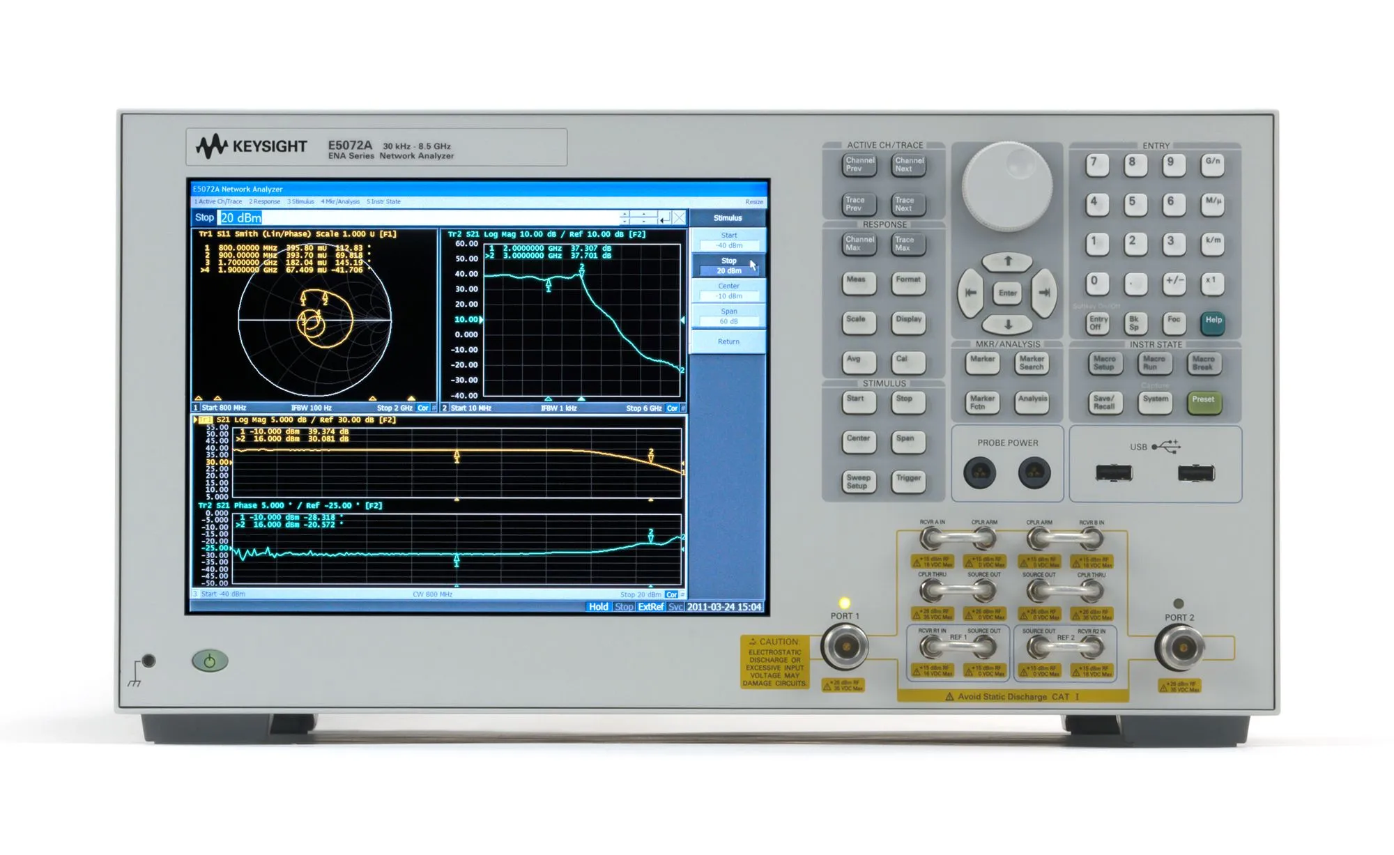 Analizador de Redes Vectoriales Keysight E5072A