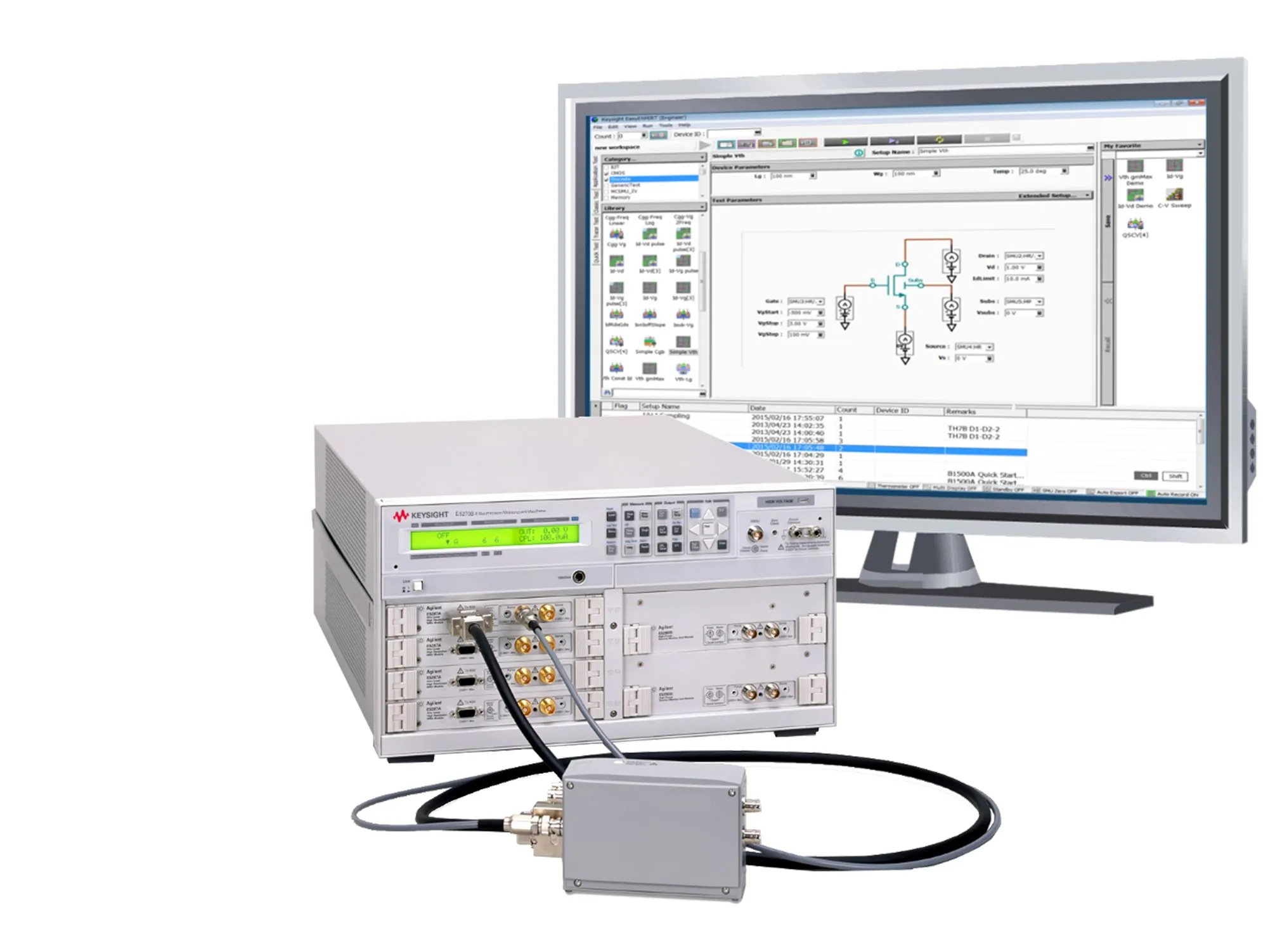 Analizador de Precisión IV Keysight E5270B