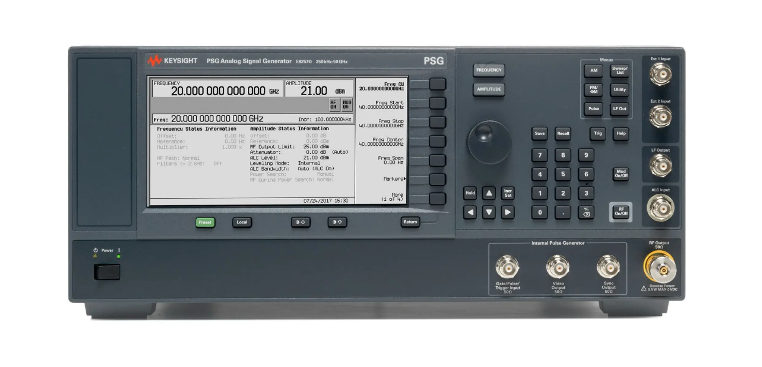 Generador de Señales Analógicas Microondas Keysight E8257D