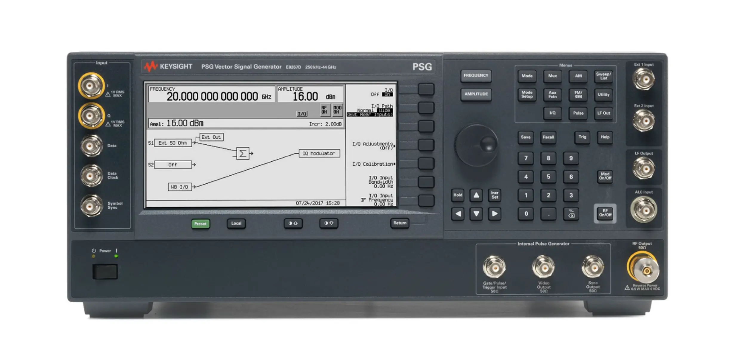 Generador de Señales Vectoriales PSG Keysight E8267D