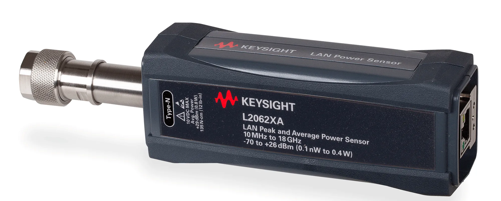 Sensor de Potencia Pico y Promedio Conectado a LAN Keysight L2062XA