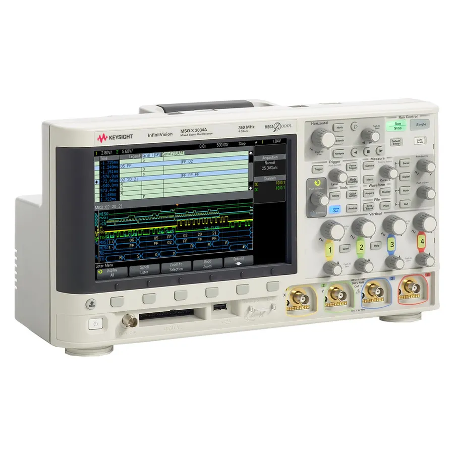 Osciloscopio de Señales Mixtas Keysight MSOX3034A