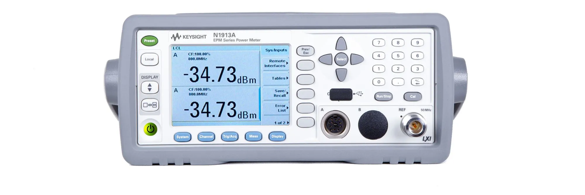 Medidor de Potencia de Un Canal Keysight N1913A