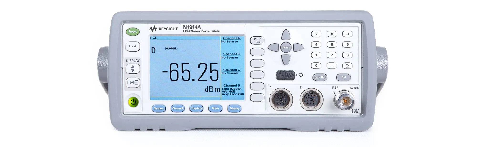 Medidor de Potencia de Dos Canales Keysight N1914A