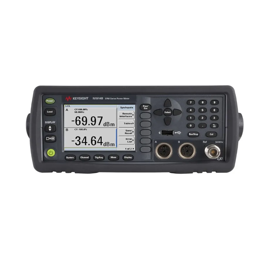Medidor de Potencia de Dos Canales Keysight N1914B/005/300/C01