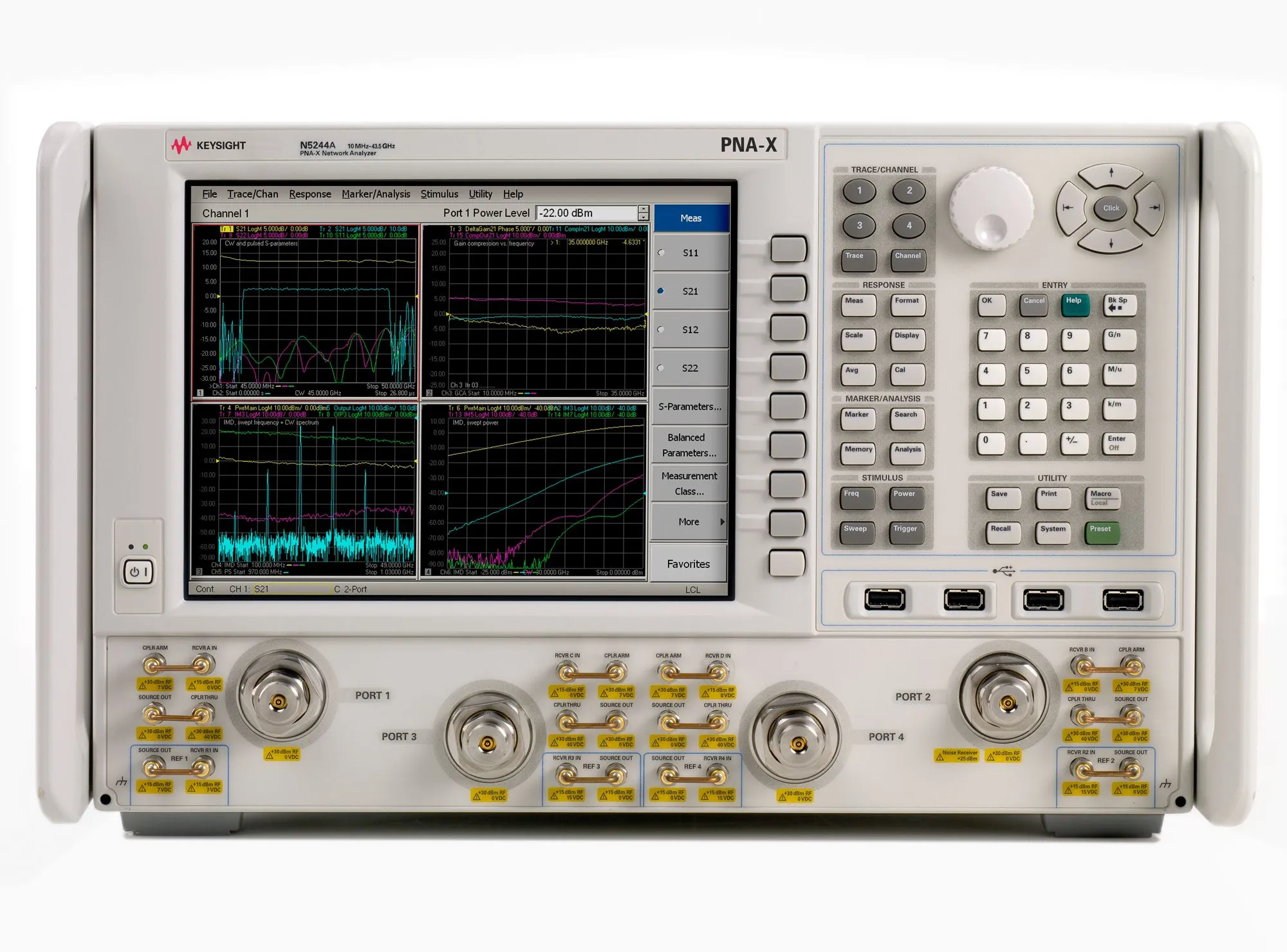 Analizador de redes vectoriales Keysight N5244AS