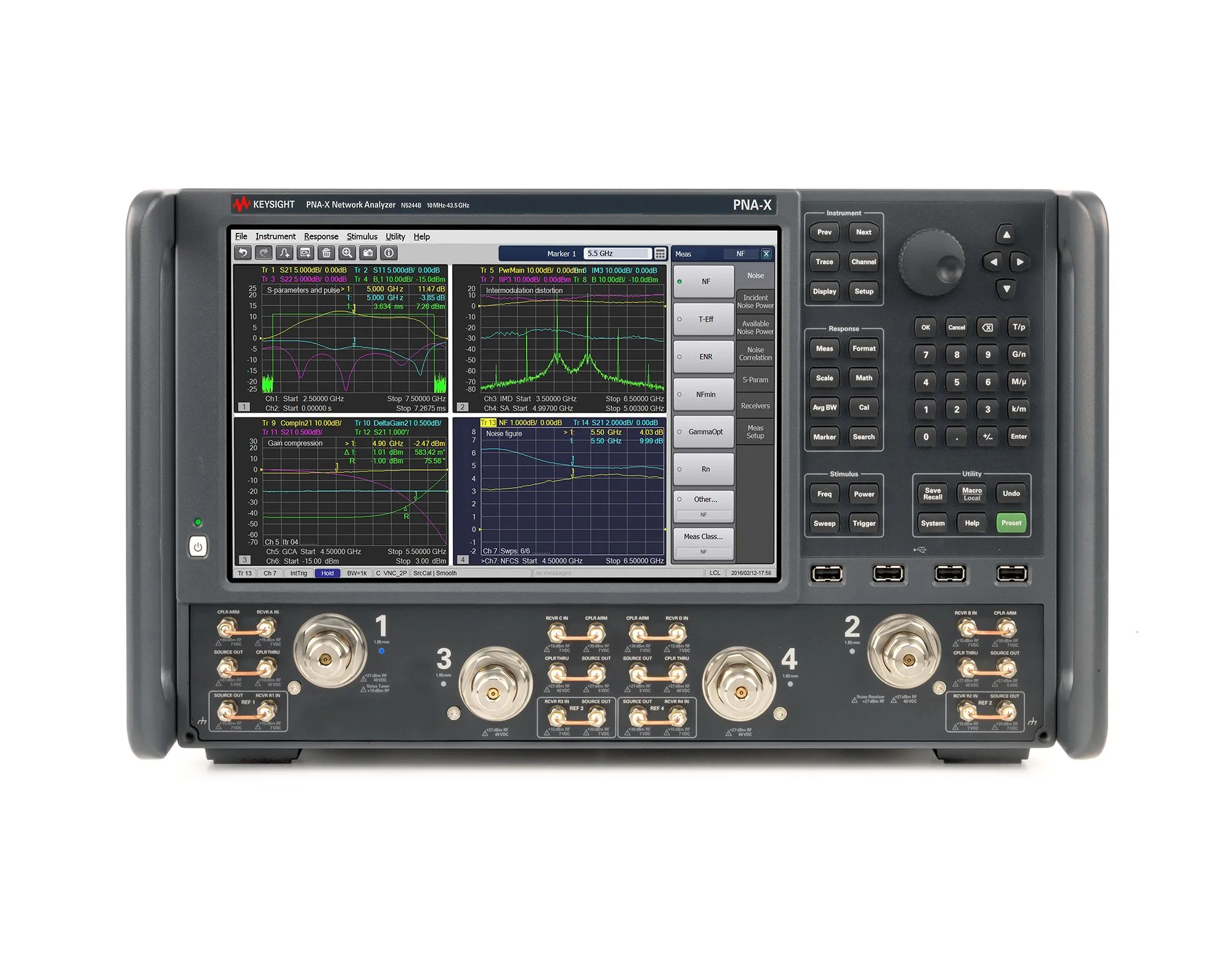 Analizador de redes vectoriales Keysight N5244B