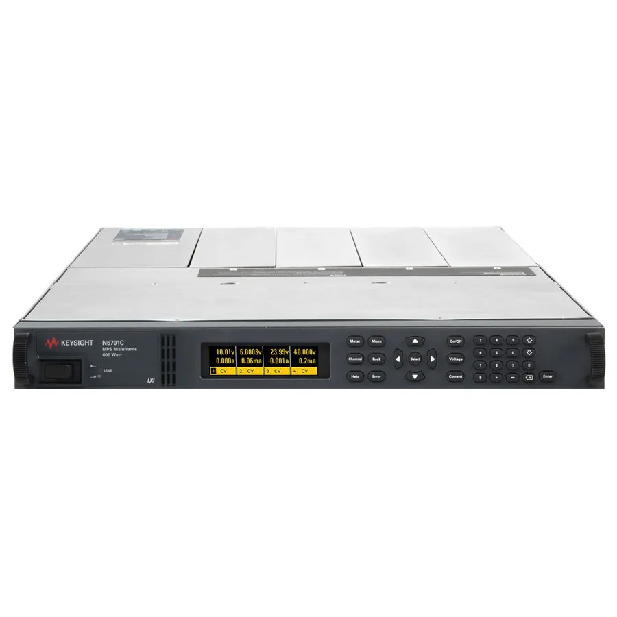 Chasis Principal del Sistema de Energía Modular Keysight N6701C con Kit de Montaje en Bastidor