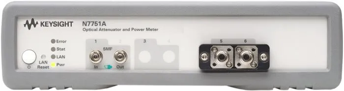 Atenuador Óptico Keysight N7751A con Medidor de Potencia