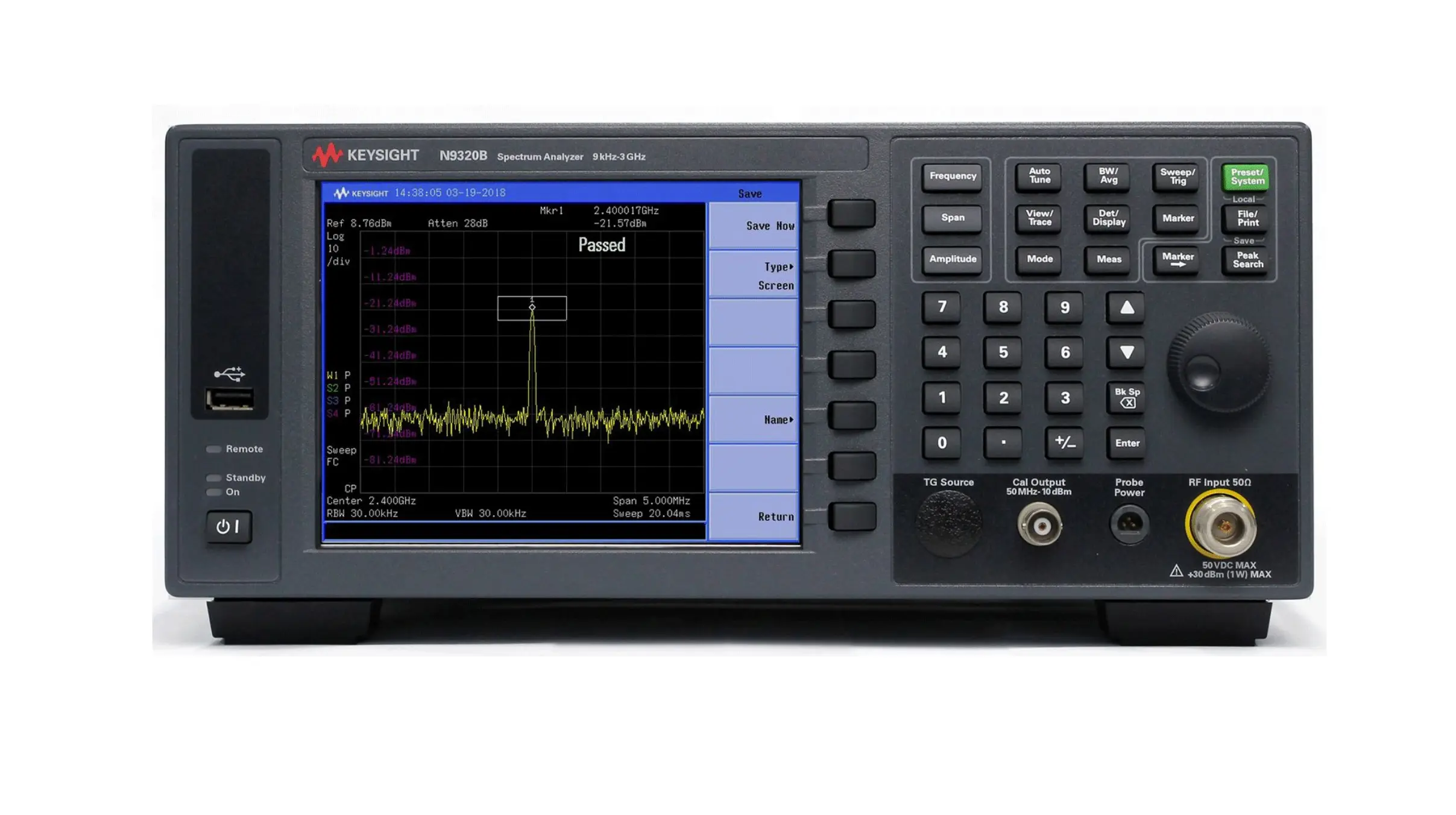 Analizador de Espectro Keysight N9320B