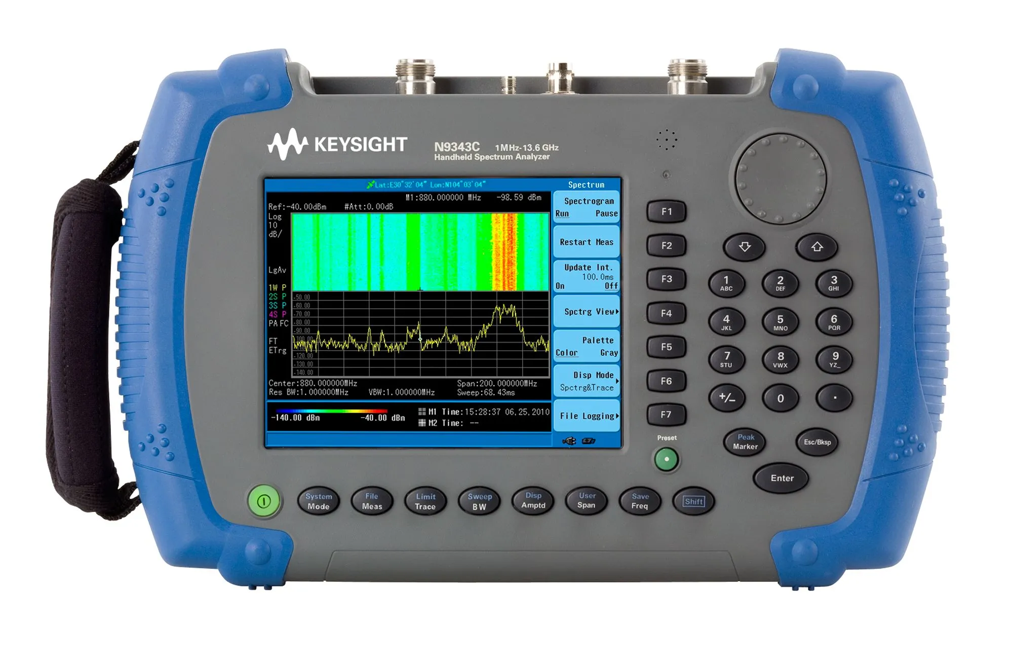 Analizador de Espectro Portátil Keysight N9343C