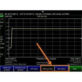 Medición de Cable TDR Keysight N9916B-215