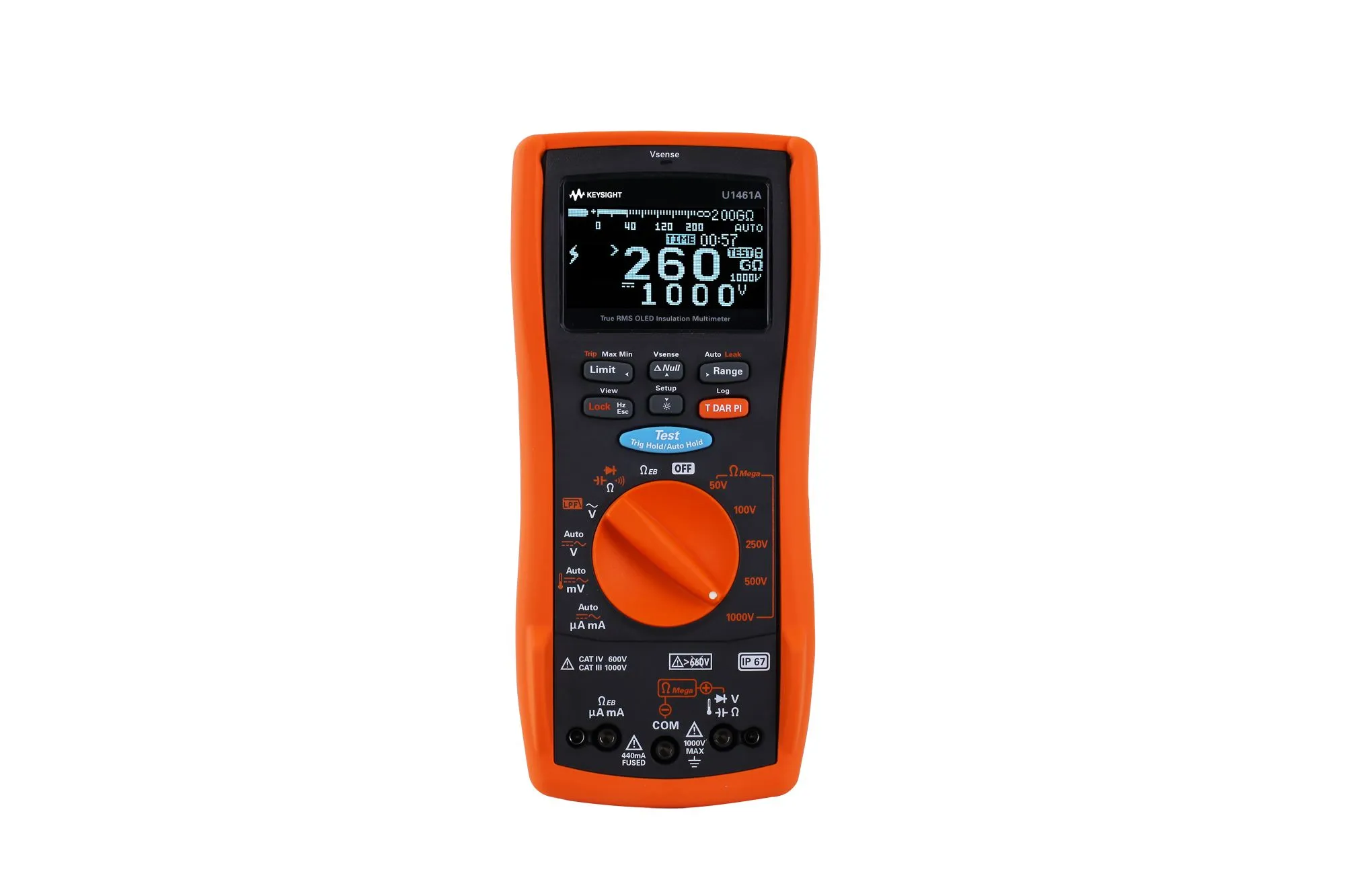 Probador de Resistencia de Aislamiento Keysight U1461A