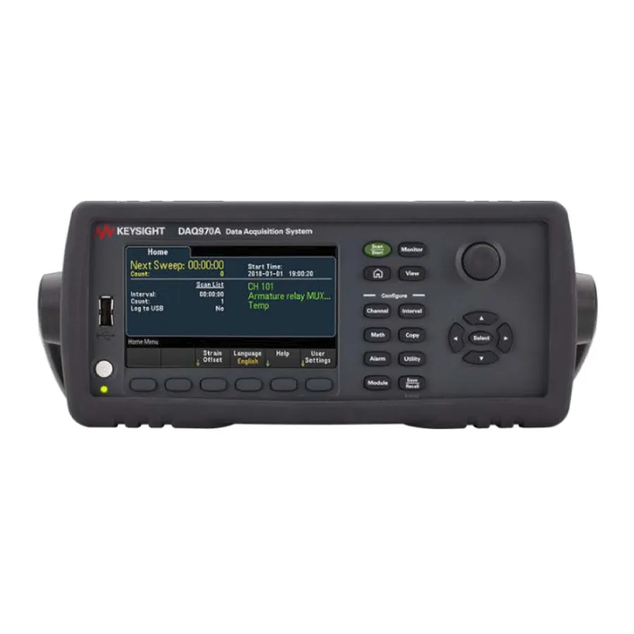 Solución de Multiplexación y Control Keysight U3900DAQ/001/100/101
