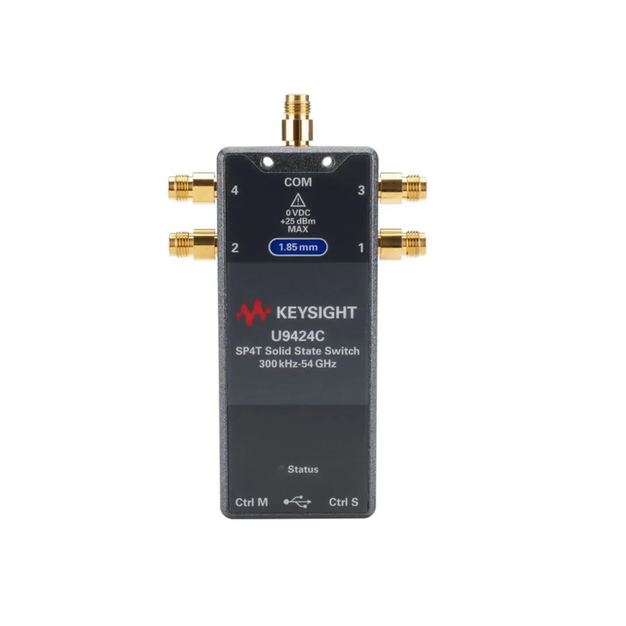 Interruptor FET de estado sólido Keysight U9424C/002/201/301, SP4T, 300 kHz-54 GHz, USB