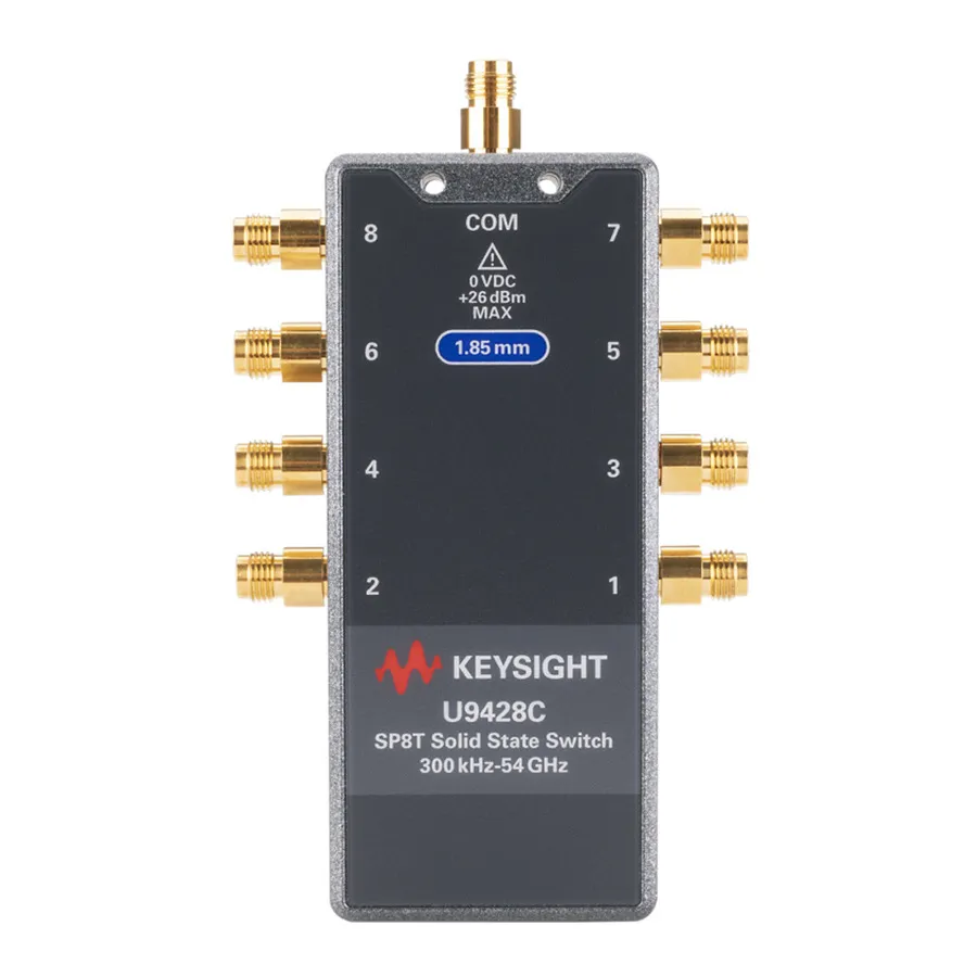 Conmutador FET de estado sólido Keysight U9428C (SP8T)
