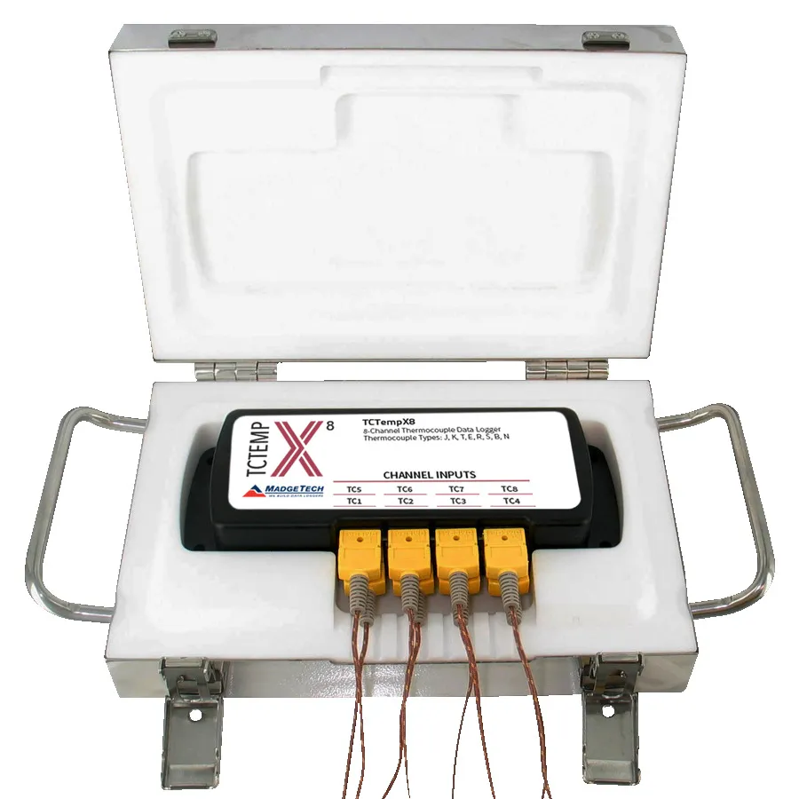 Grabador de Temperatura de Horno MadgeTech ThermoVaultX8 900437-00