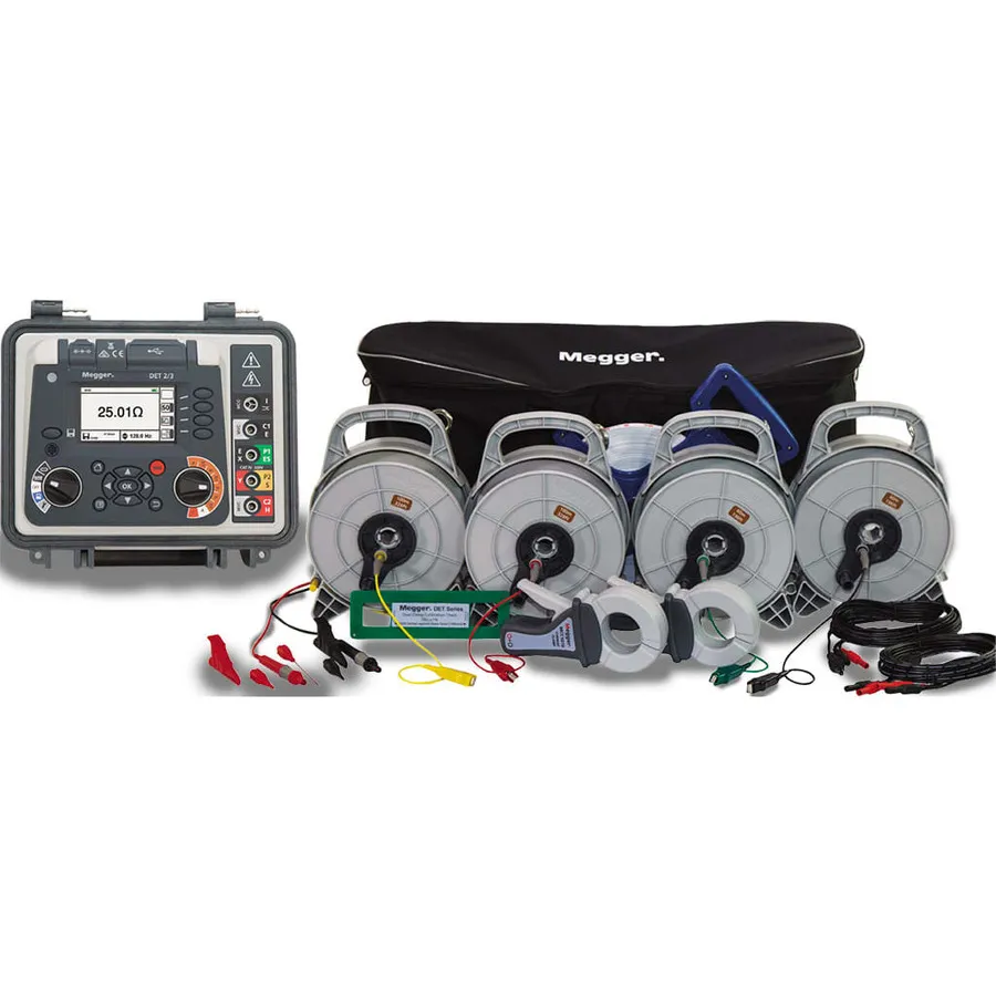 Comprobador de Tierra Megger DET2/3 KIT 330FT