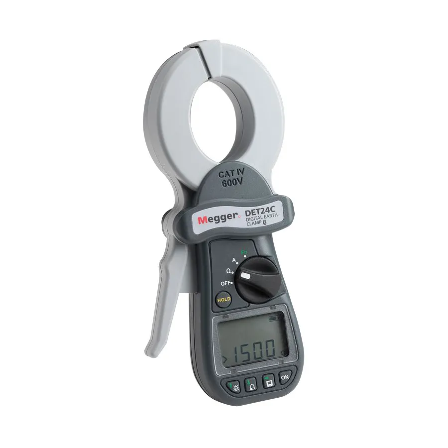 Medidor de Pinza de Tierra Digital Megger DET24C