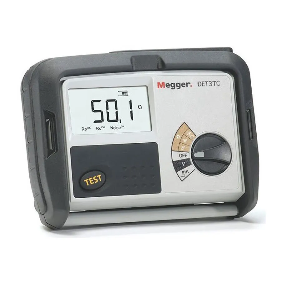Comprobador de Tierra Digital Megger DET3TC