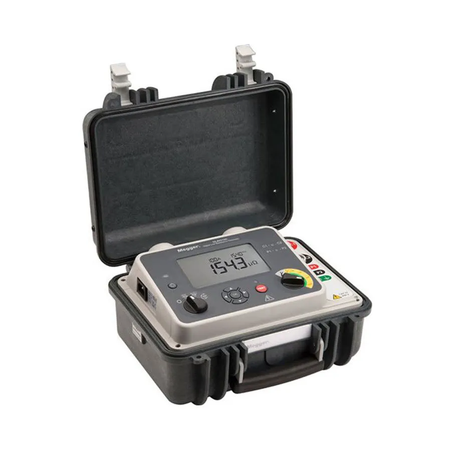 Megger DLRO100EB Micro-Óhmetro Digital Portátil de Baja Resistencia