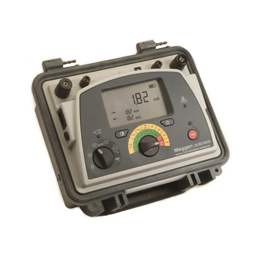 Megger DLRO10HD-NLS Ohmímetro de Baja Resistencia