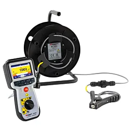 Megger DLRO2-KC50C-KIT Kit de Ohmímetro de Baja Resistencia con Carrete de Sonda Kelvin Clip de 50m