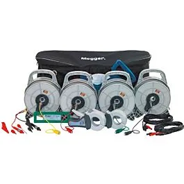 Megger ETK100C Kit de Carrete de Cable de Prueba de Tierra 100m