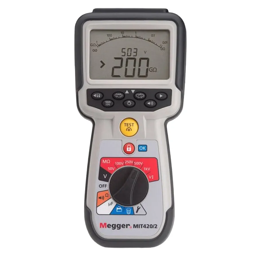 Megger MIT420/2 Probador de Aislamiento y Continuidad