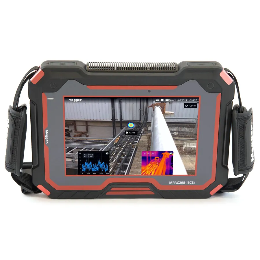 Cámara y Verificador de Imagen Acústica Kit Megger MPAC208-IECEx Pro