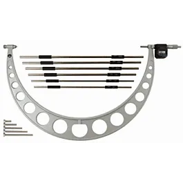 Conjunto de Micrómetro Exterior Mitutoyo 340-722 de 24 a 30 Pulgadas