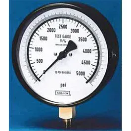 Manómetro de prueba de precisión NOSHOK 60-800-200-PSI