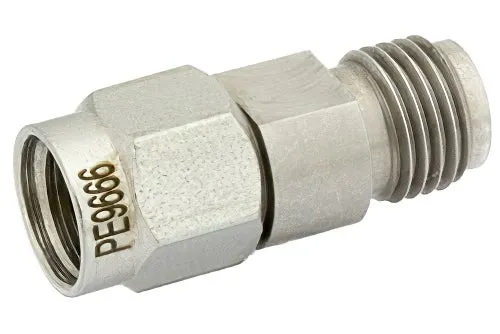Adaptador Pasternack PE9666 de macho 2.92mm a hembra 1.85mm