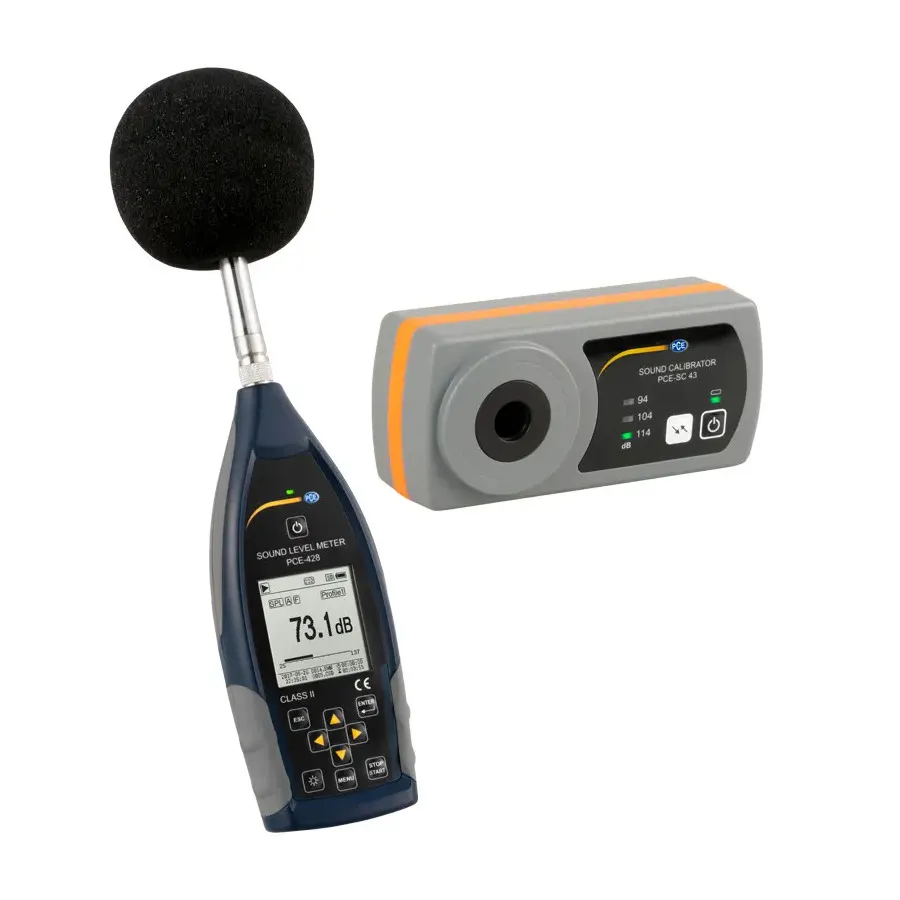 PCE Instruments PCE-428-KIT-N Kit de Medidor de Nivel de Sonido