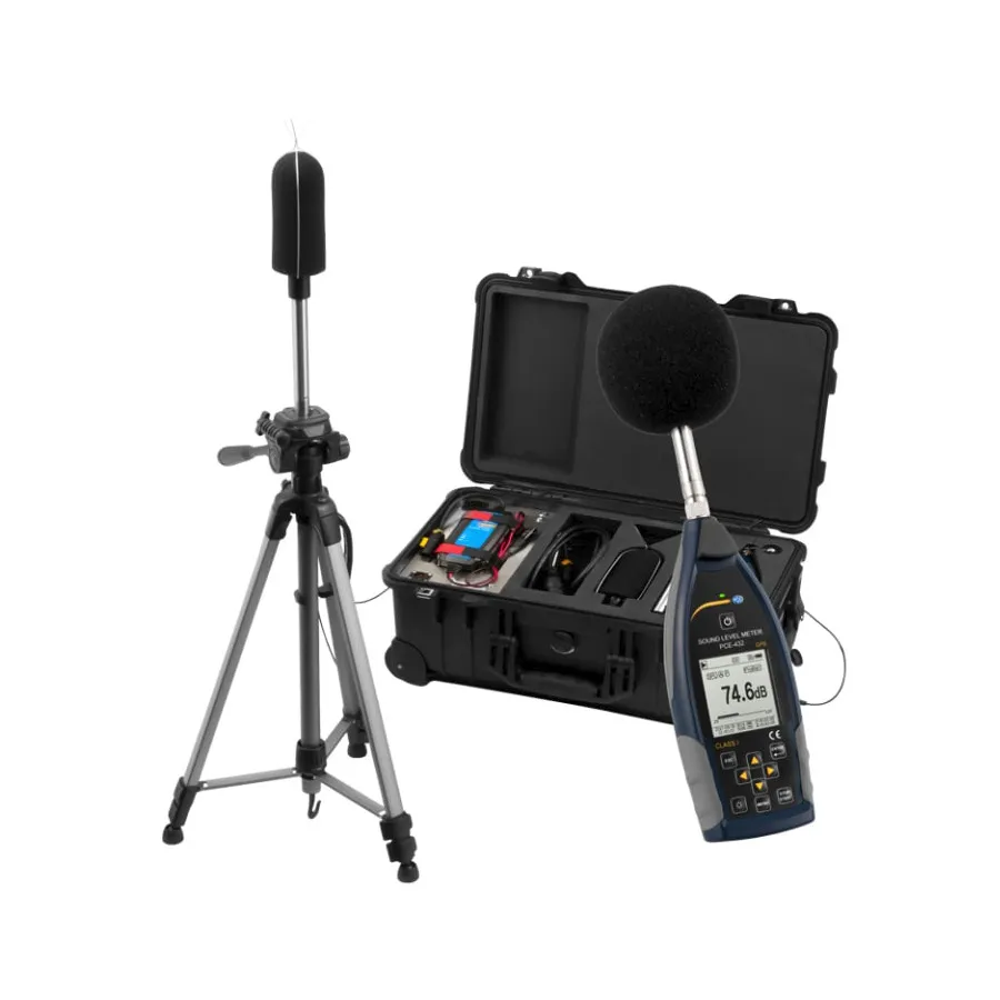 PCE Instruments PCE-432-EKIT-US Medidor de Nivel de Sonido