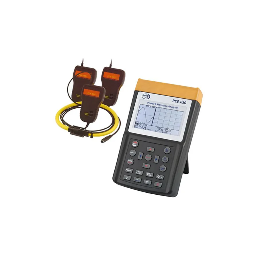 Medidor de potencia trifásico con registro de datos PCE Instruments PCE-830-3