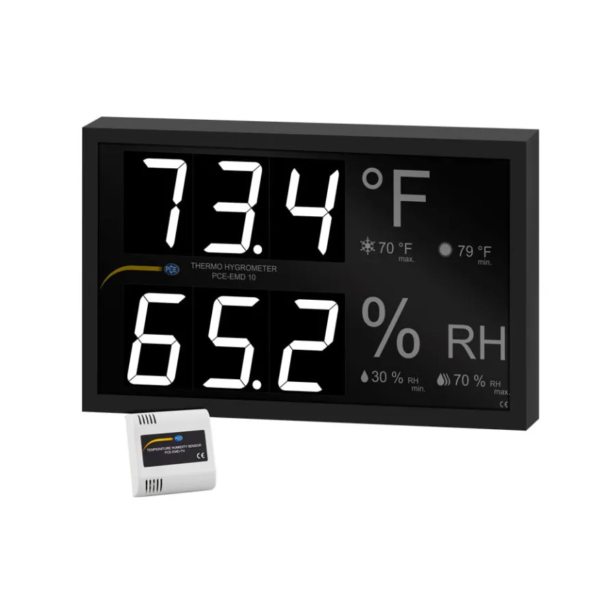 Termómetro Digital de Pared PCE Instruments PCE-EMD 10