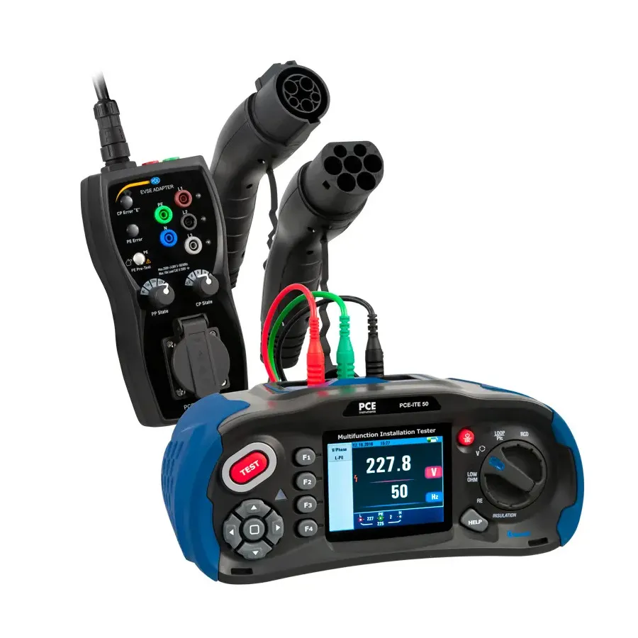 Conjunto de Probador de Vehículos Eléctricos PCE Instruments PCE-EVSE-KIT2