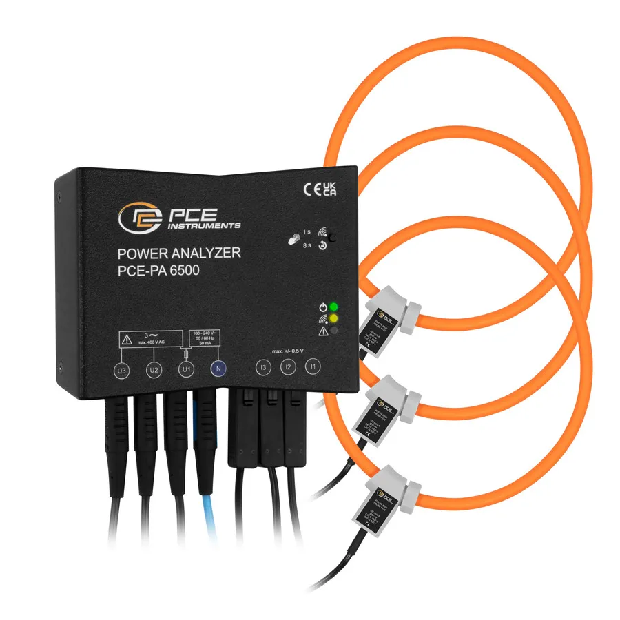 PCE Instruments PCE-PA 6500 F150 Medidor de Potencia Digital