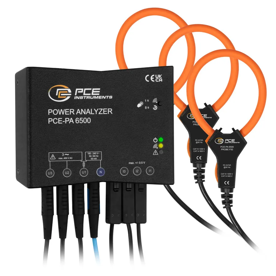 PCE Instruments PCE-PA 6500 F50 Medidor de Potencia Digital