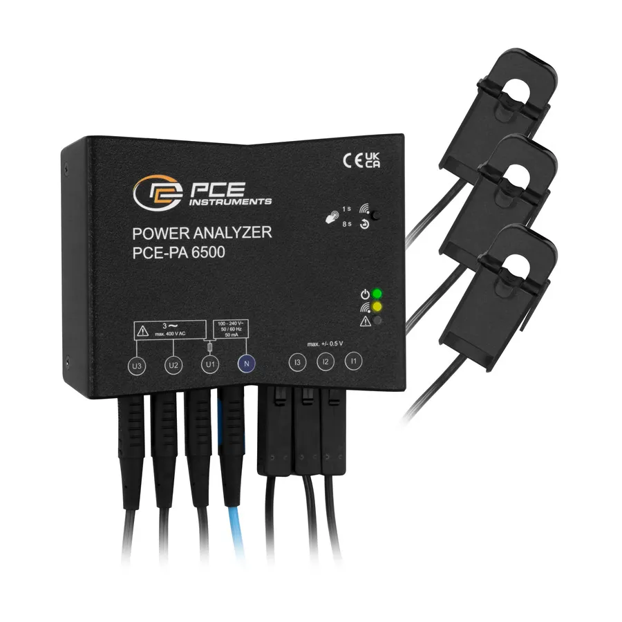PCE Instruments PCE-PA 6500 R11 Medidor de Potencia Digital