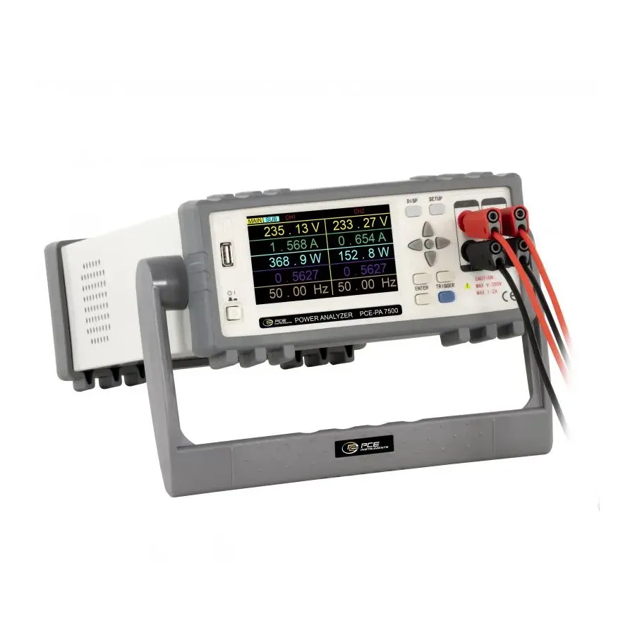 PCE Instruments PCE-PA 7500 Medidor de Potencia Digital