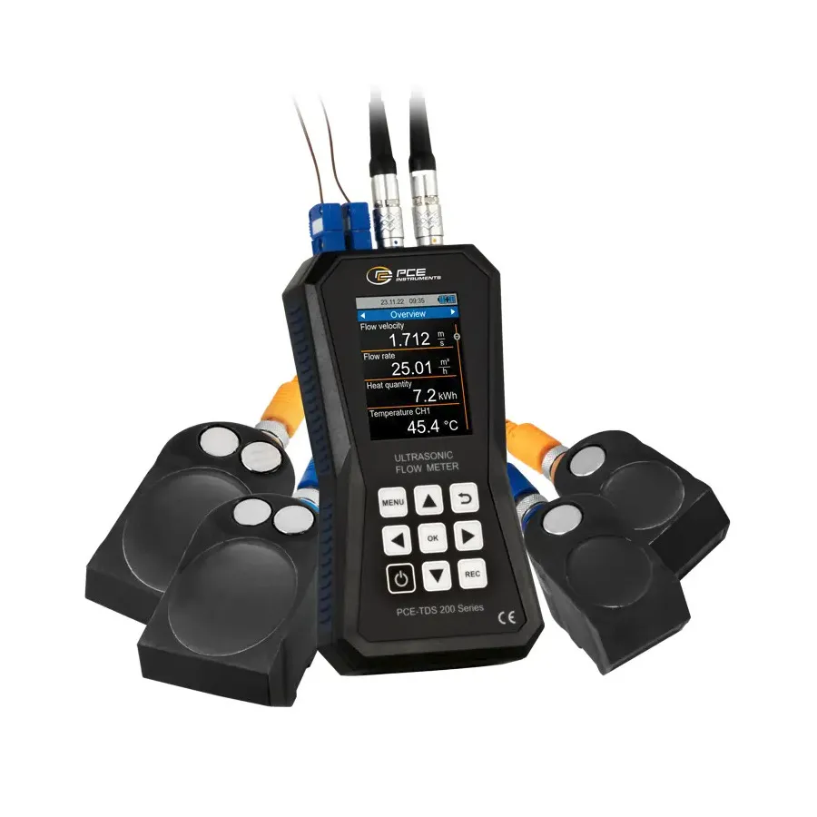 Medidor de flujo ultrasónico PCE Instruments PCE-TDS 200+ ML