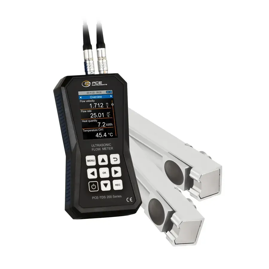 PCE Instruments PCE-TDS 200 MR Medidor de Flujo Ultrasónico