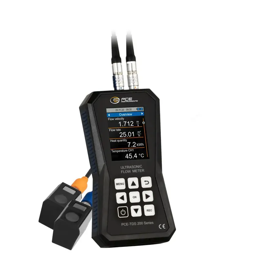 PCE Instruments PCE-TDS 200 S Medidor de Flujo Ultrasónico