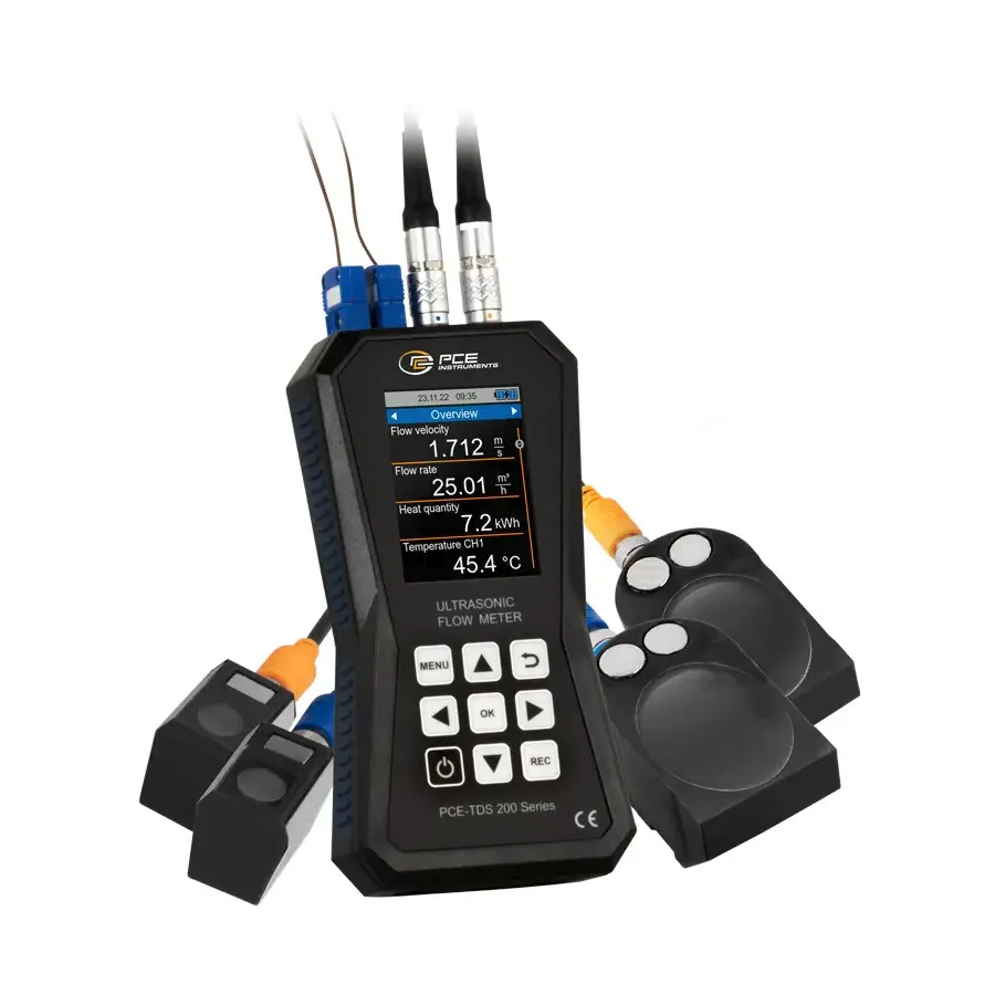 Medidor de flujo ultrasónico PCE Instruments PCE-TDS 200+ SL