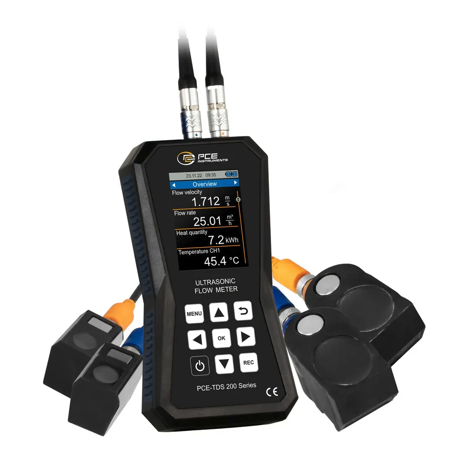 PCE Instruments PCE-TDS 200 SM Medidor de Flujo Ultrasónico